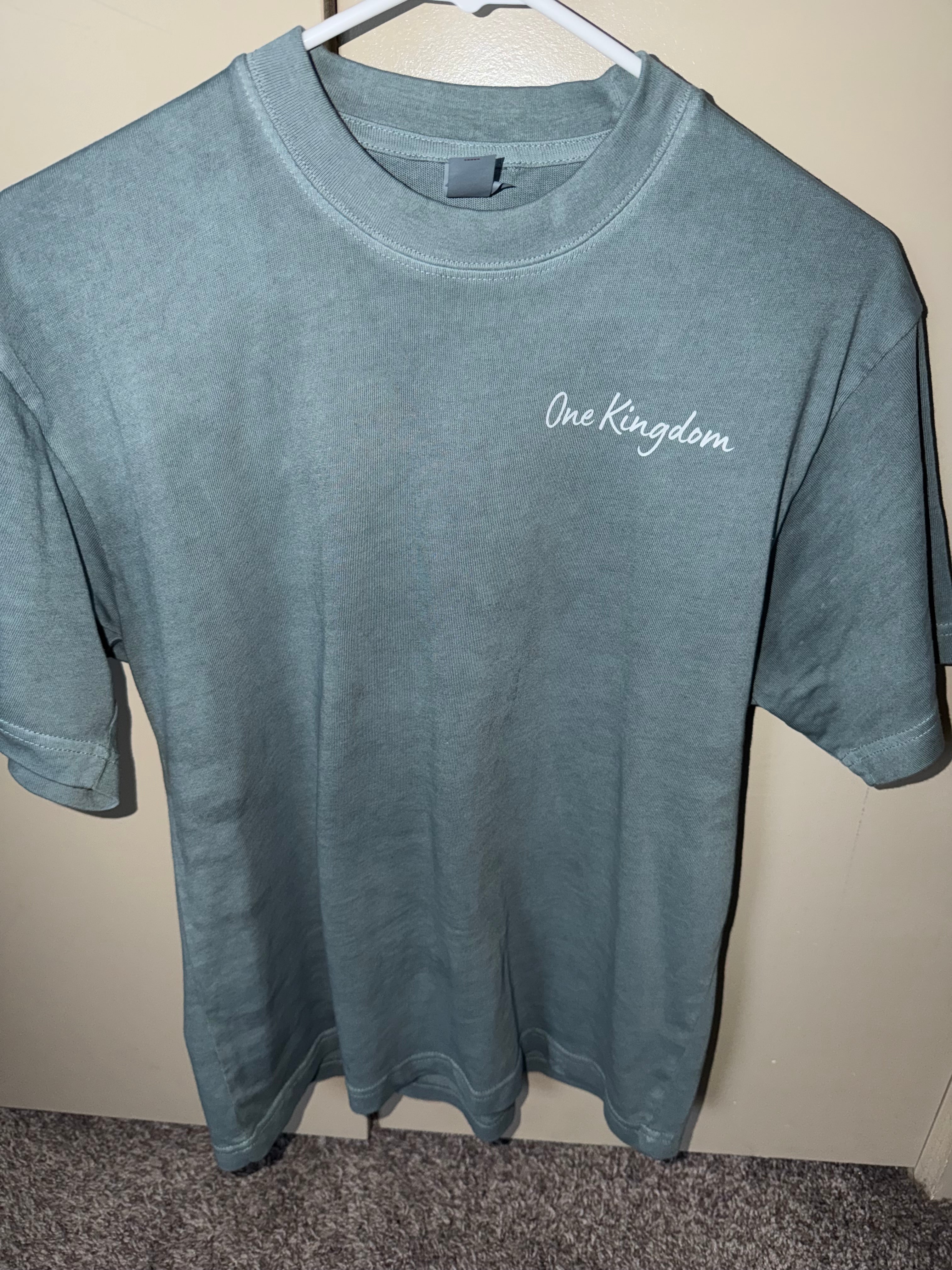 Short sleeve One Kingdom 1 Smauel 30:8 (heavyweight) shirt